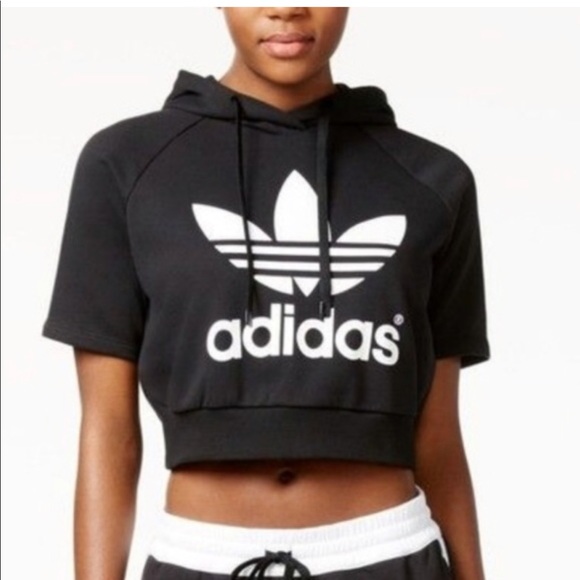 adidas short sleeve hoodie